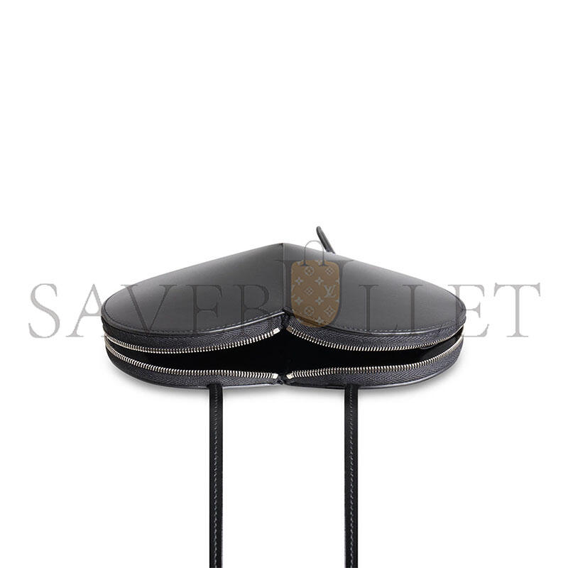 ALAÏA LE COEUR HEART SHAPED BAG BLACK (21*19*2cm) 